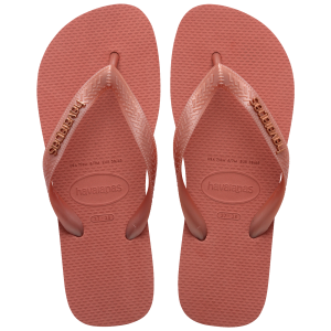 Havaianas Women's Top Logo Metallic Flip Flops